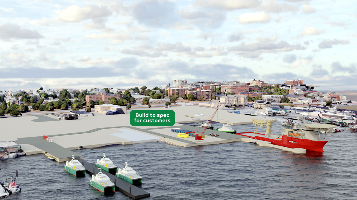 Rendering of the New Bedford Foss Marine Terminal