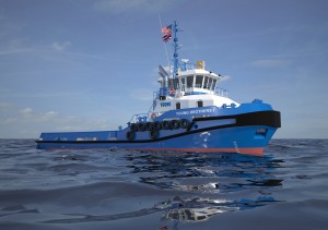 Artists rendering of new tug.